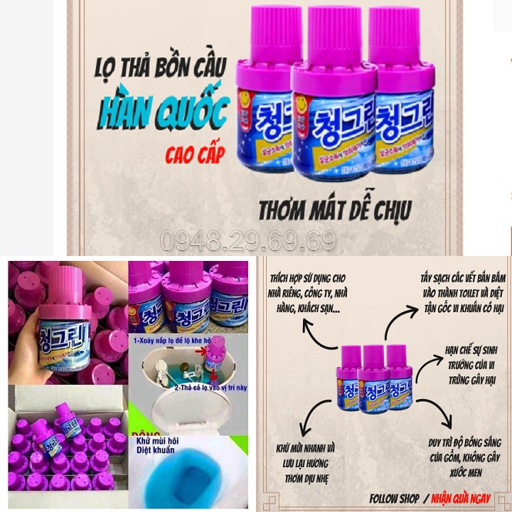 ⛔FREESHIP⛔ Lọ thả bồn cầu Hàn Quốc