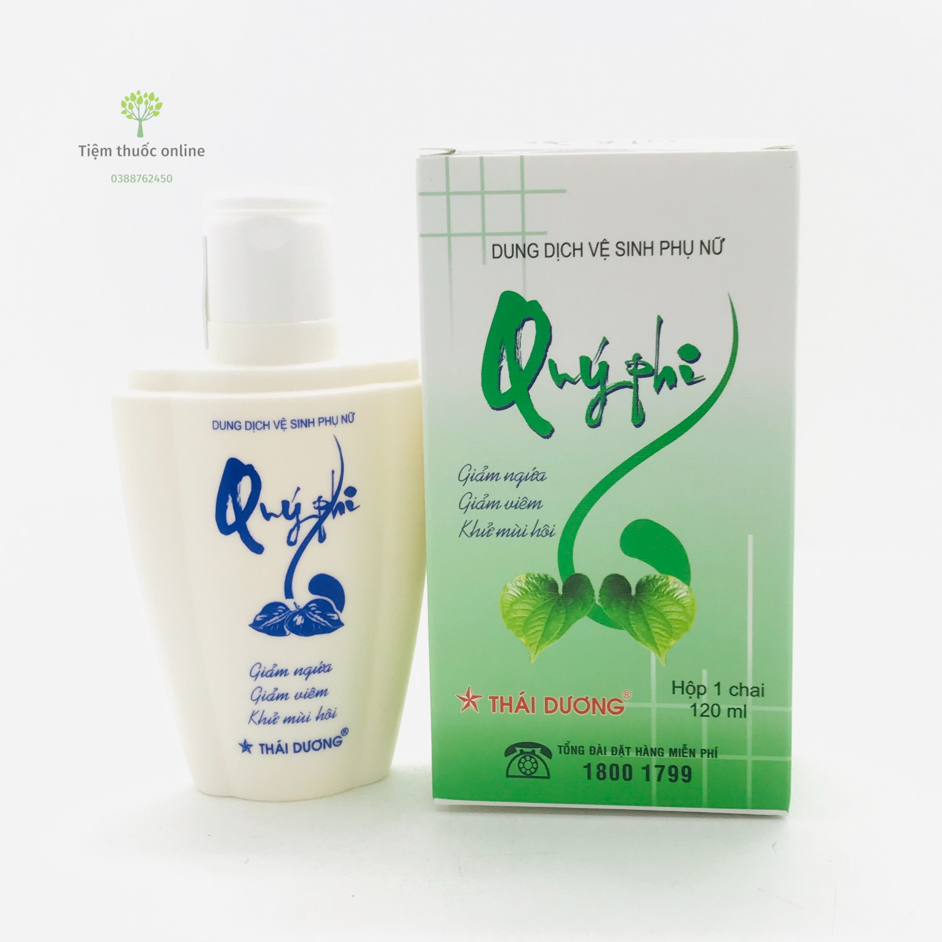 Dung dịch vệ sinh Quý Phi xanh