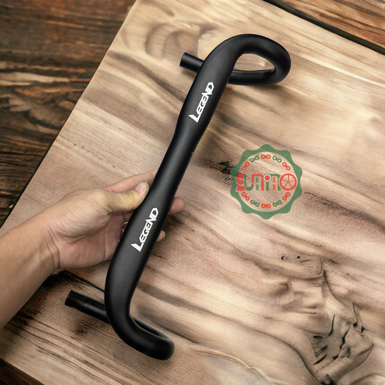 Ghi đông cong LEGEND nhôm cho xe đạp fixed gear