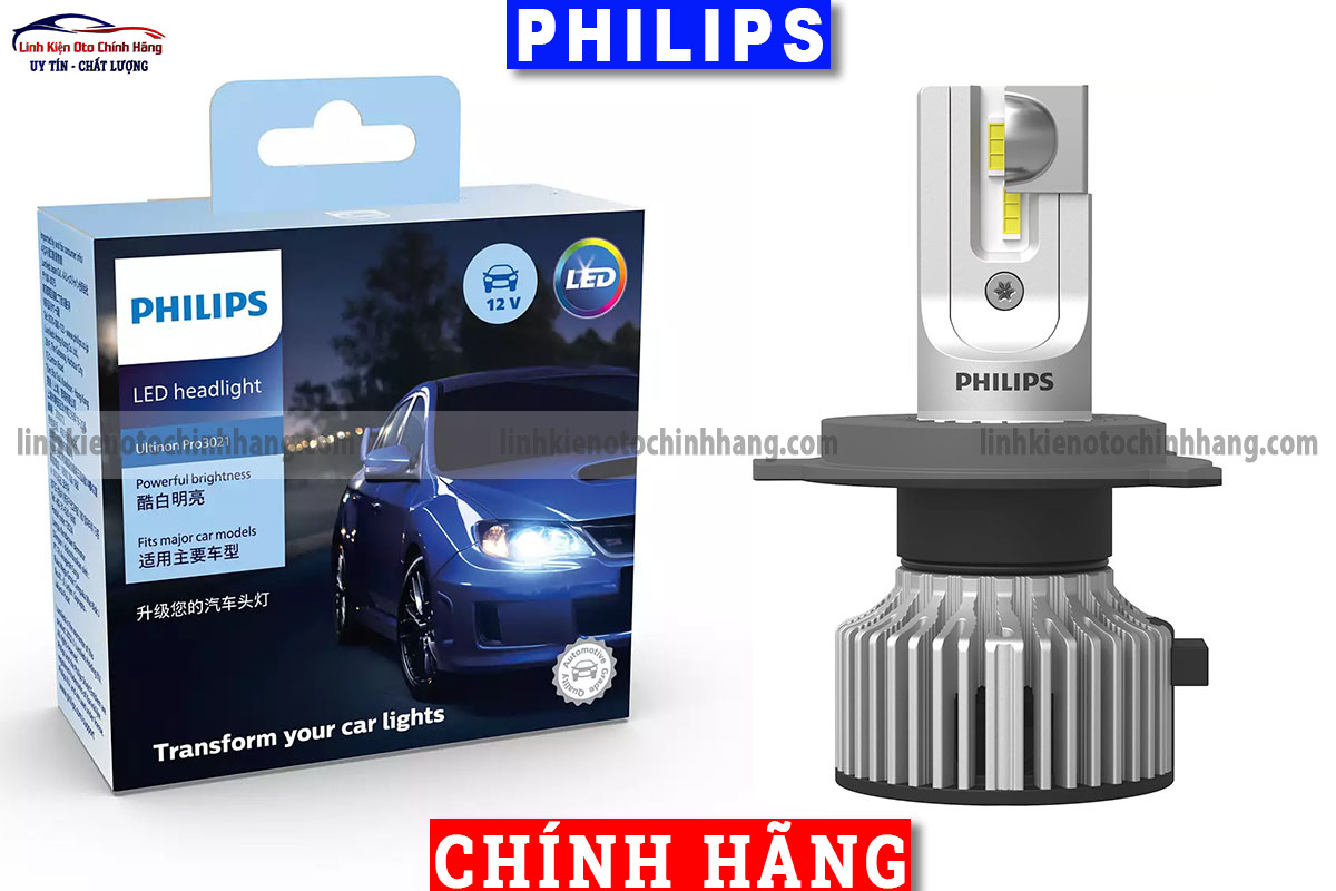 LED PHILIPS H4 X-TREME ULTINON CHÍNH HÃNG