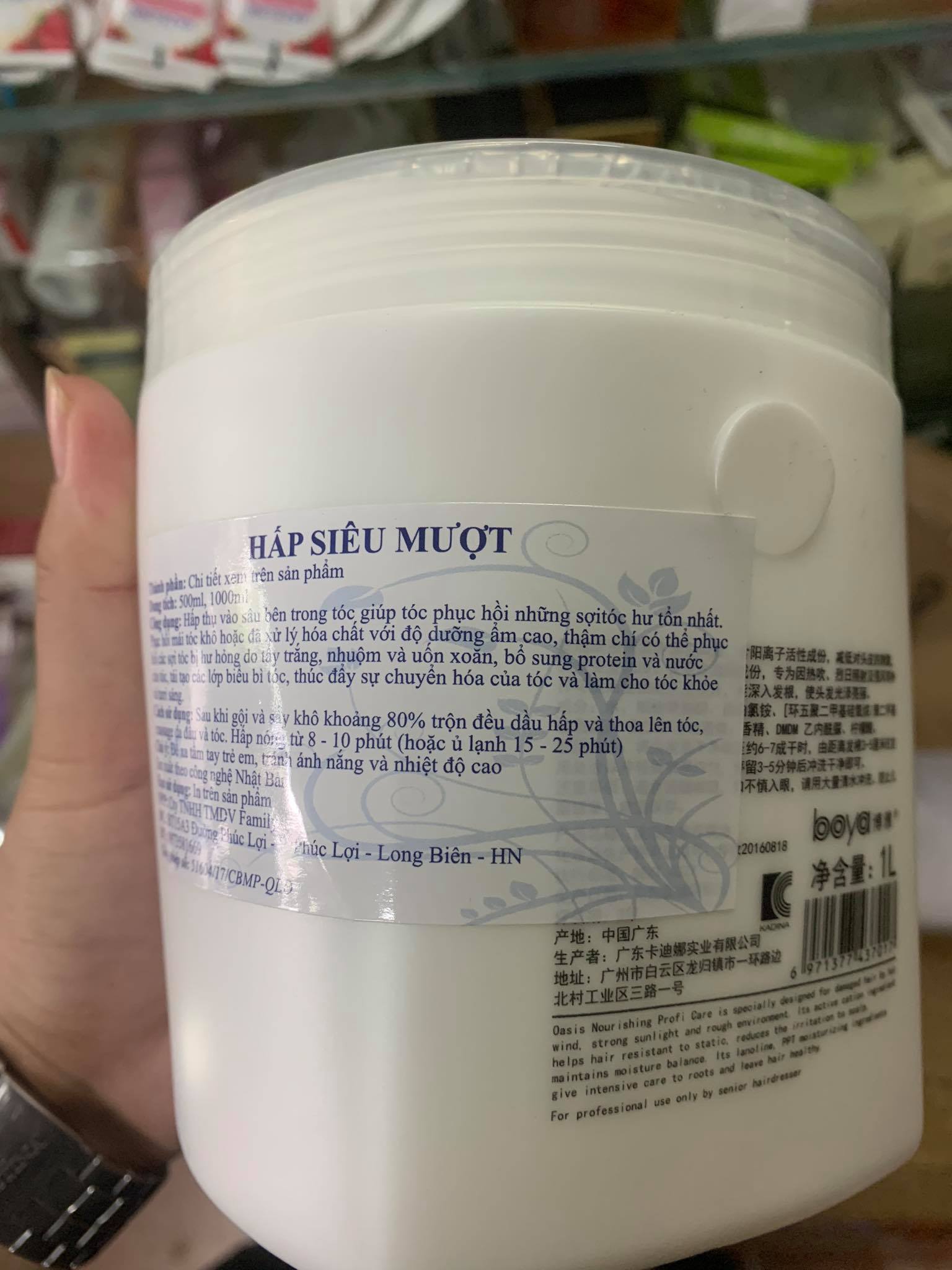 Kem Ủ Xả Hấp Tóc Oasis Boya 1000ml