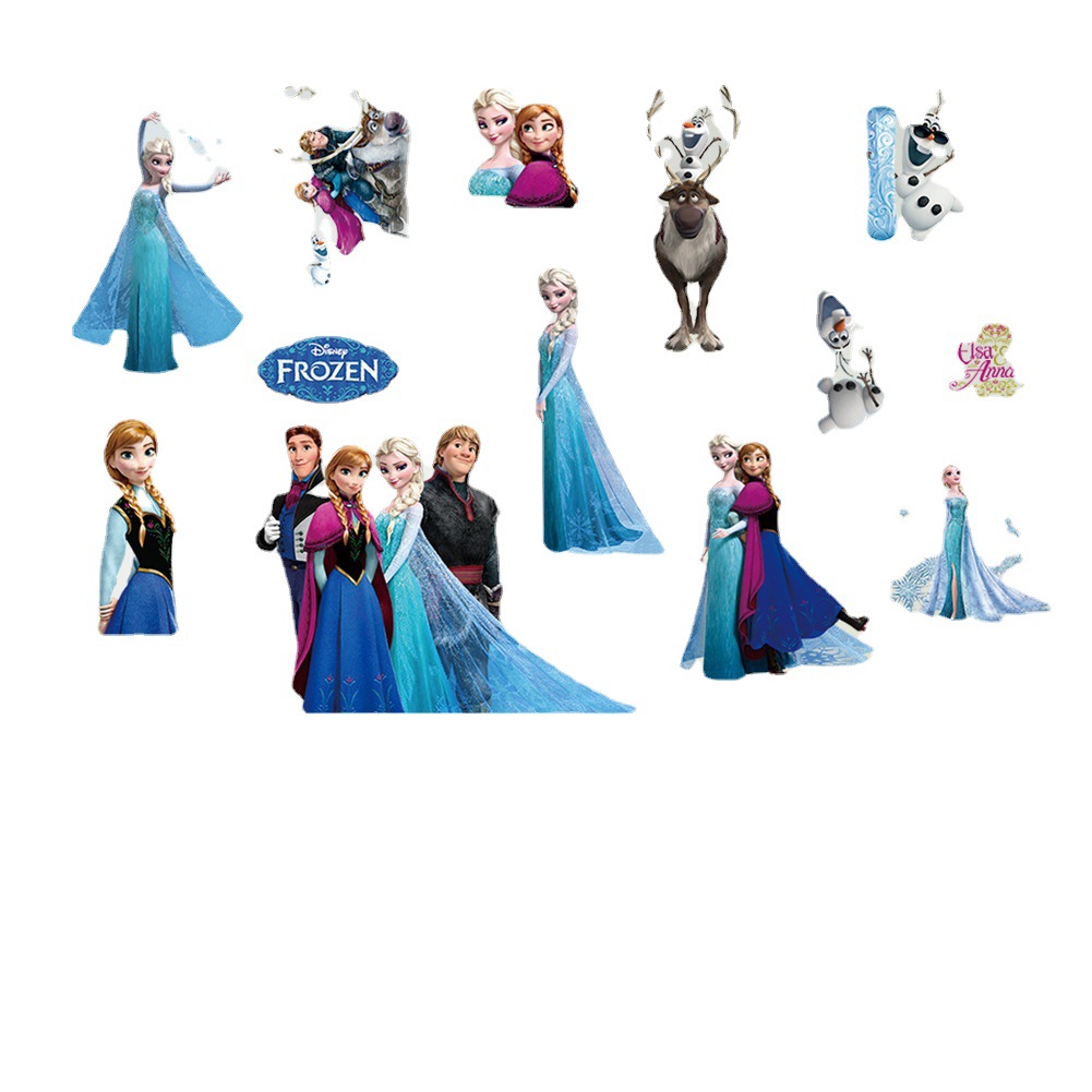 Decal dán tường nhân vật hoạt hình ELSA HPM1431 Sticker Tranh Dán Tường ,Decal dán tường anime