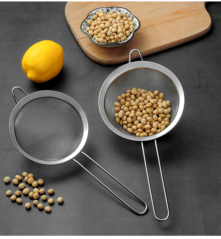 Rây lọc cháo cho bé, dụng cụ lọc inox