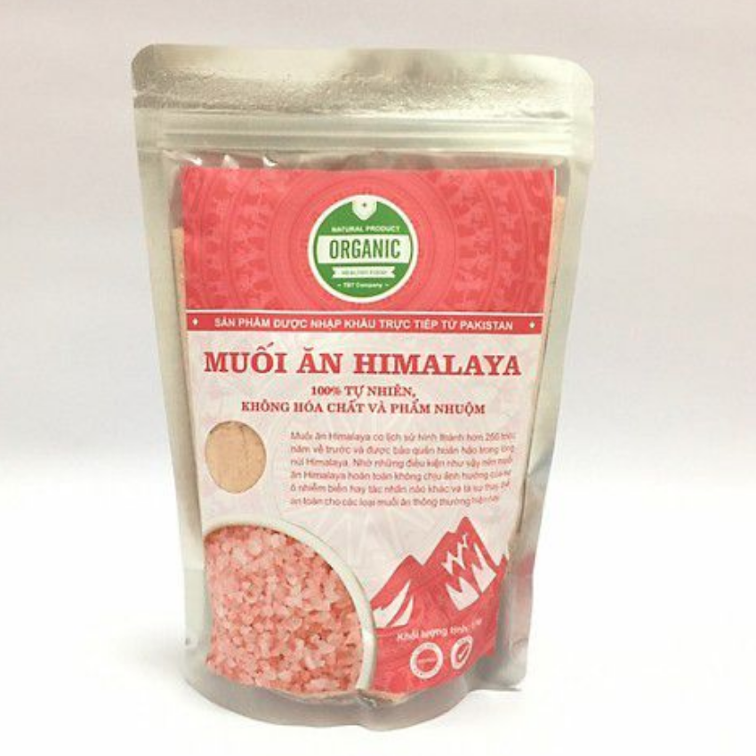 Muối hồng Himalaya 0.6mm (0.5kg) thô