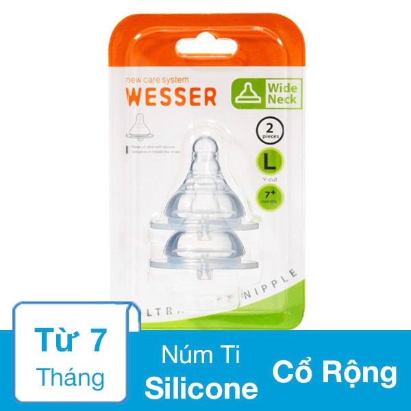 Núm vú Wesser Cổ rộng Size L/M/S