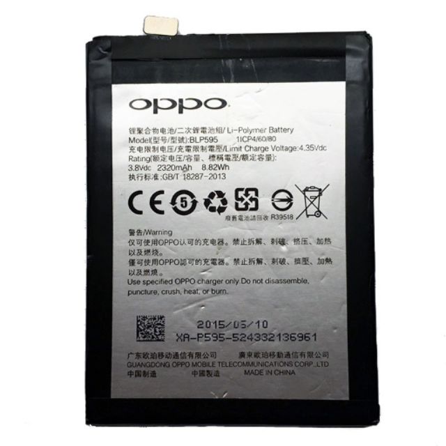 Thay pin oppo blp595, oppo r7 bảo hành 6 tháng
