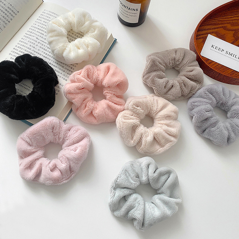 HCM Dây cột tóc lông nhung Mềm mịn CUTE scrunchies - KAShop