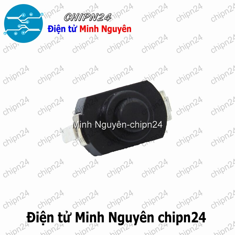 [3 cái] (F103.2) Công tắc đèn pin 2P YT-1288 Đen - HH004666