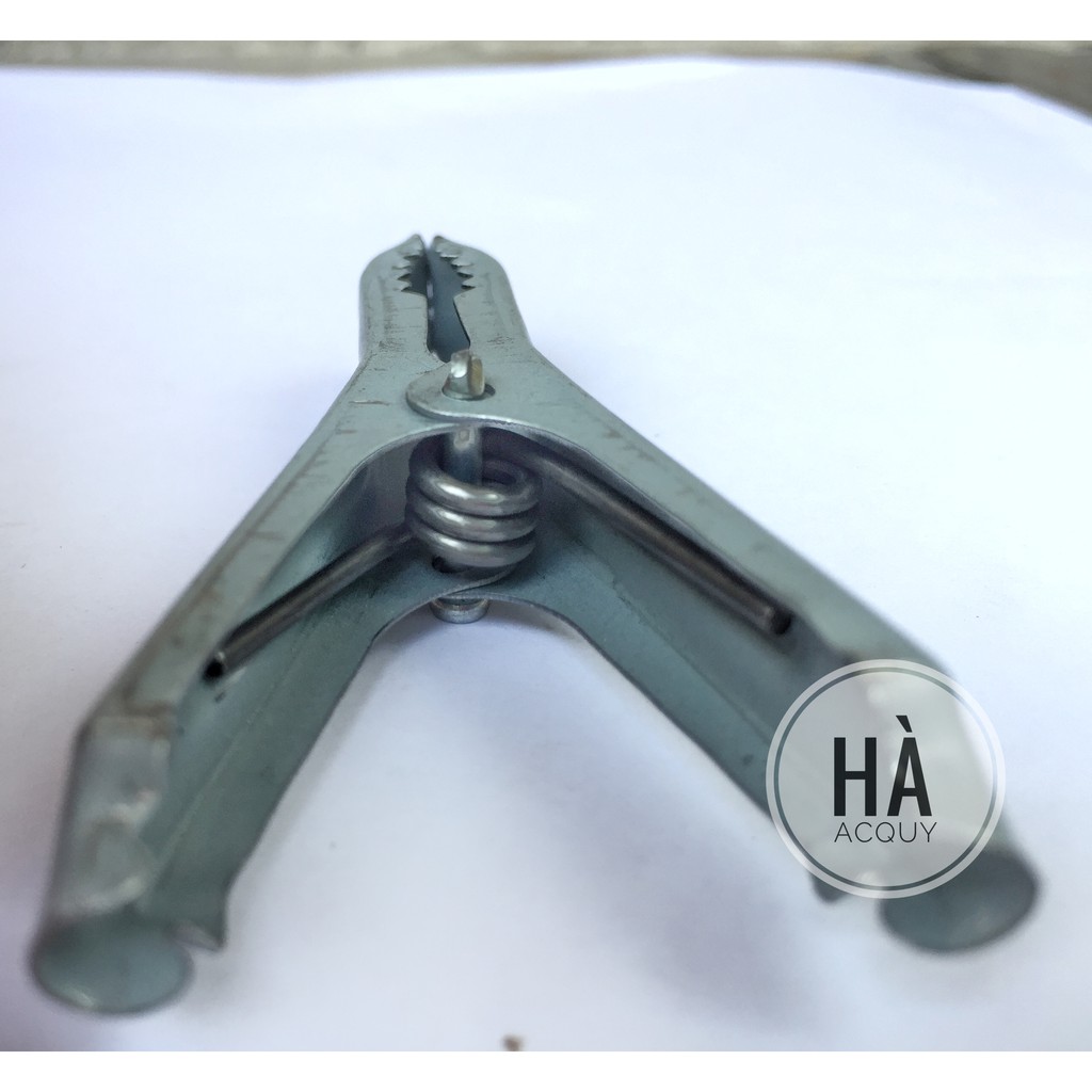 10 Pairs of Gray Battery Clips Lk 30A - 7cm