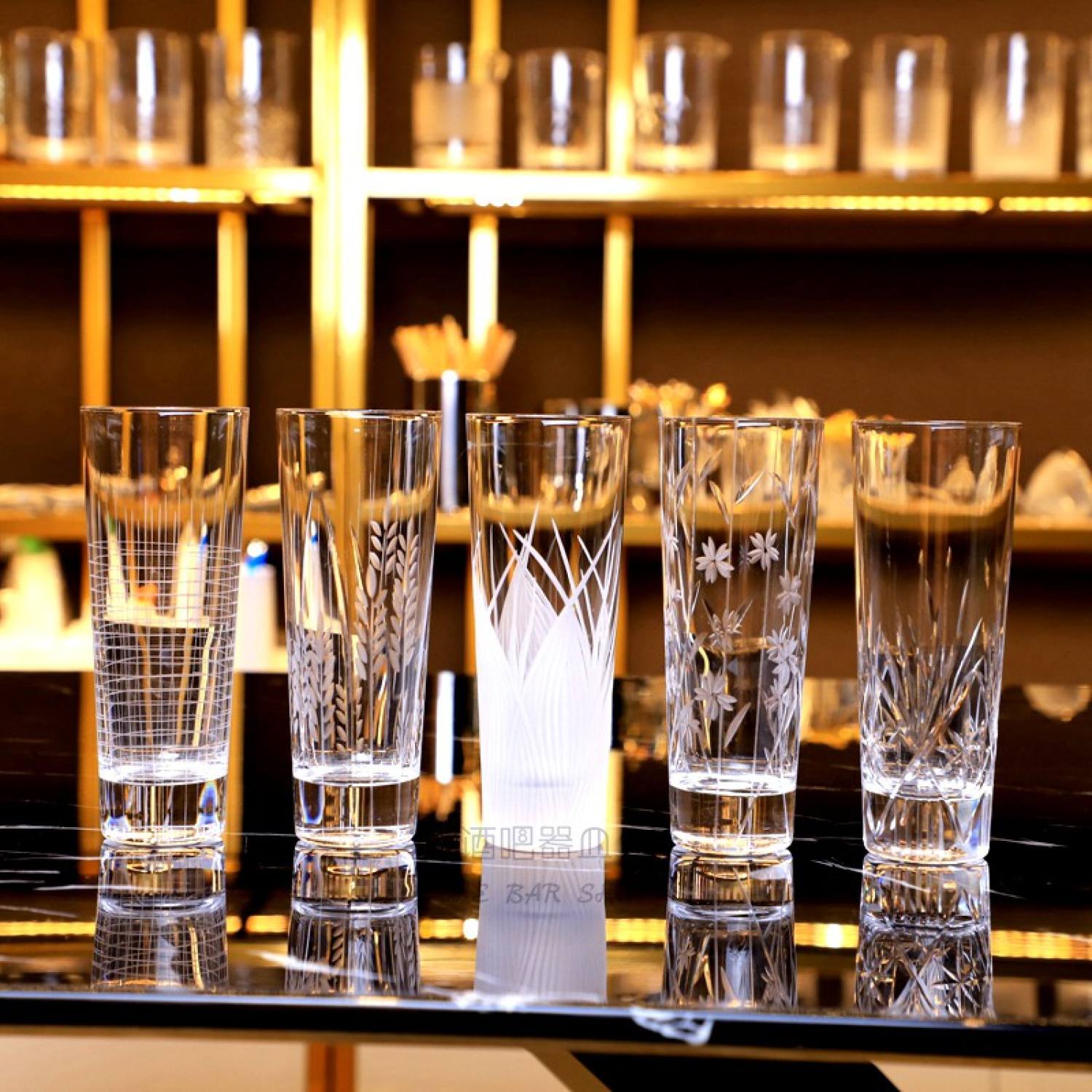 Highball Tumbler Crystal Glass - Ly Pha Lê
