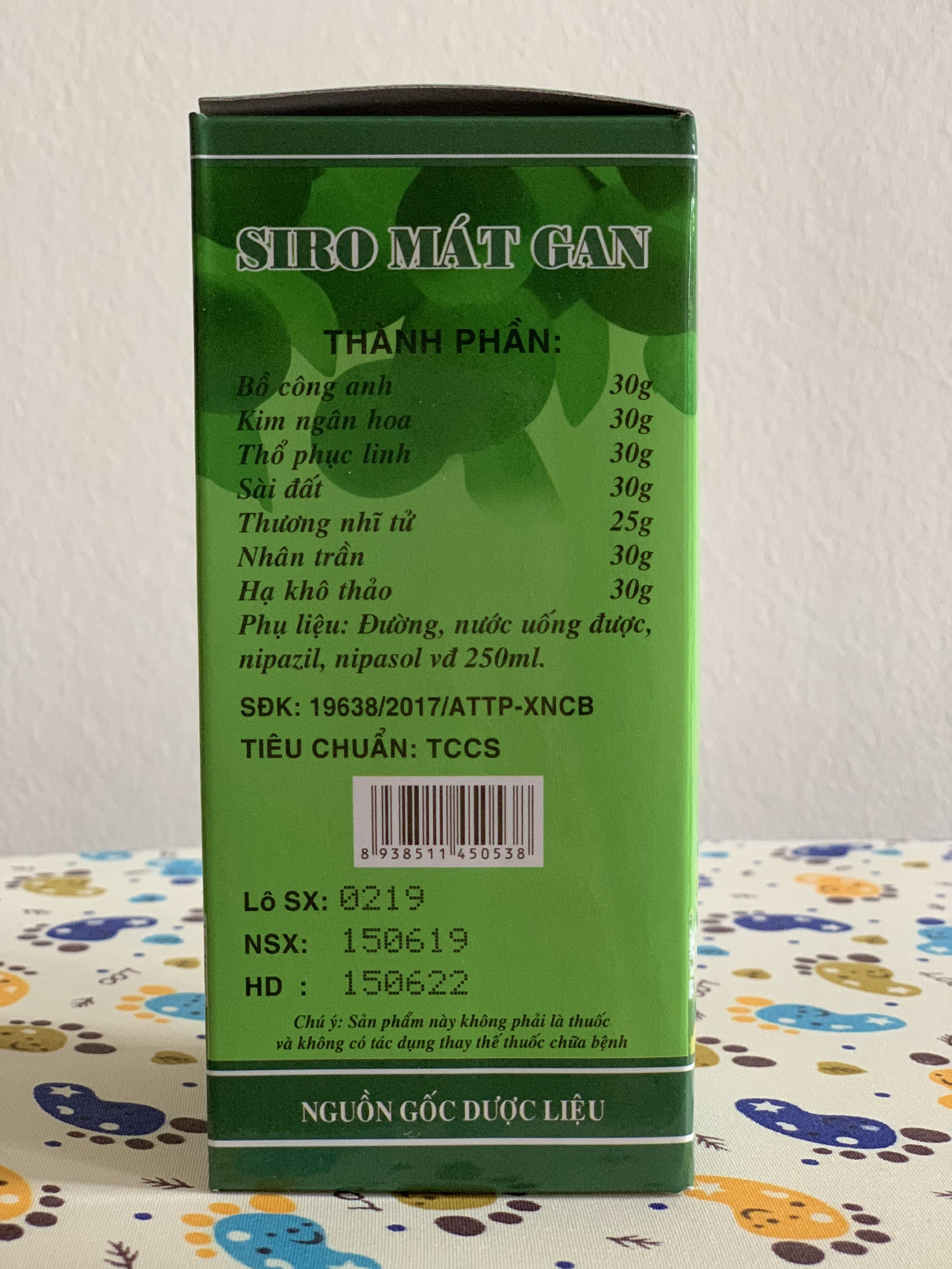 Siro mát gan- giải độc tiêu viêm