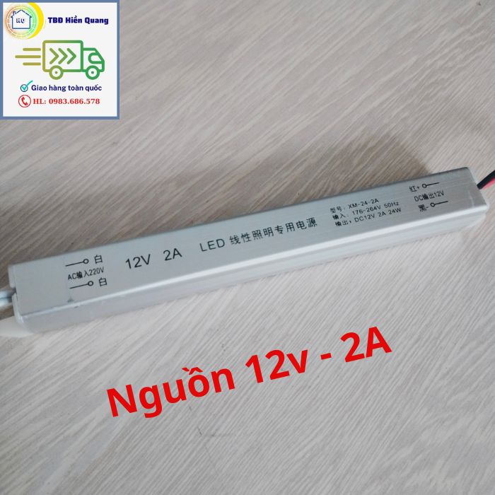 Nguồn led đũa 12V - 2A, 3A, 5A