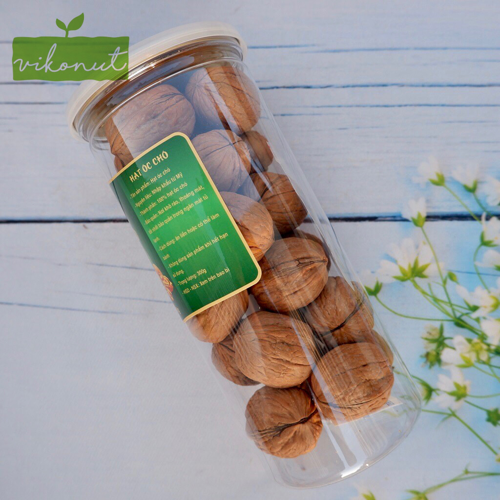 [HCM][VikoNut] Óc chó vàng Chandler Mỹ còn vỏ [500g 300g] -  Walnut