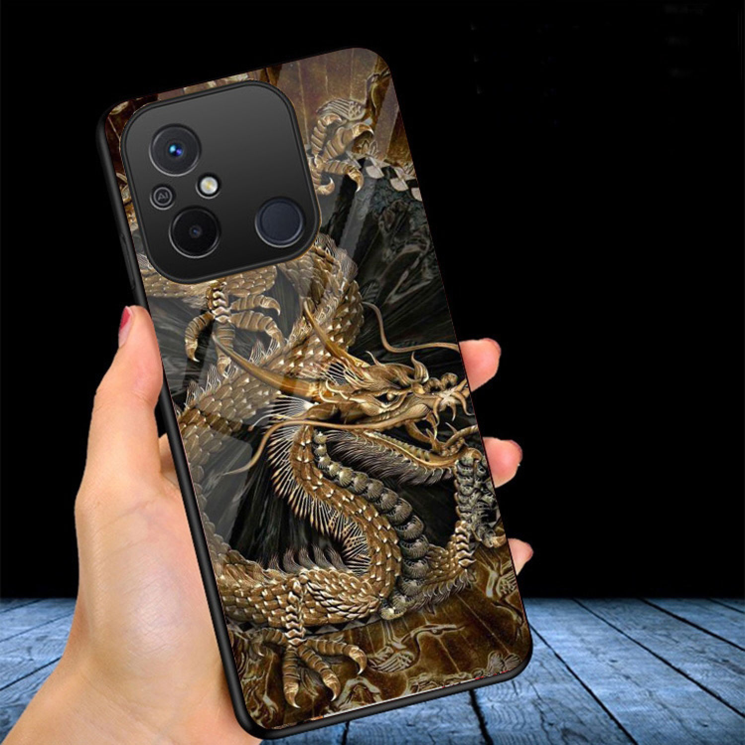 Ốp Lưng XIAOMI REDMI 12C mặt kính gương bóng