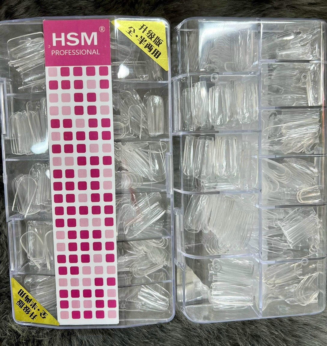 Móng Up Trơn From Vuông HSM - Mini Nails