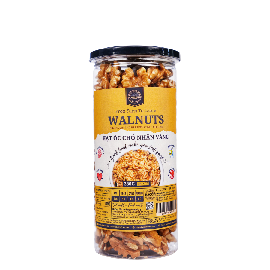 Golden Walnuts, Imported from the Usa - Fresh / Roasted Walnuts, Shelled Walnuts - Snacks, Making Nut Milk, Making Cakes - Walnut the Nuts Valley