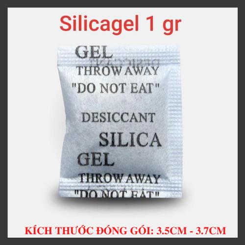 [HCM][Silicagel 1gr] Combo 200-1000 Gói hút ẩm LOẠI 1-Gram Silica Gel - Hạt chống ẩm mốc khử mùi bảo quản thực phẩm chống hôi giày và ghỉ set  ...