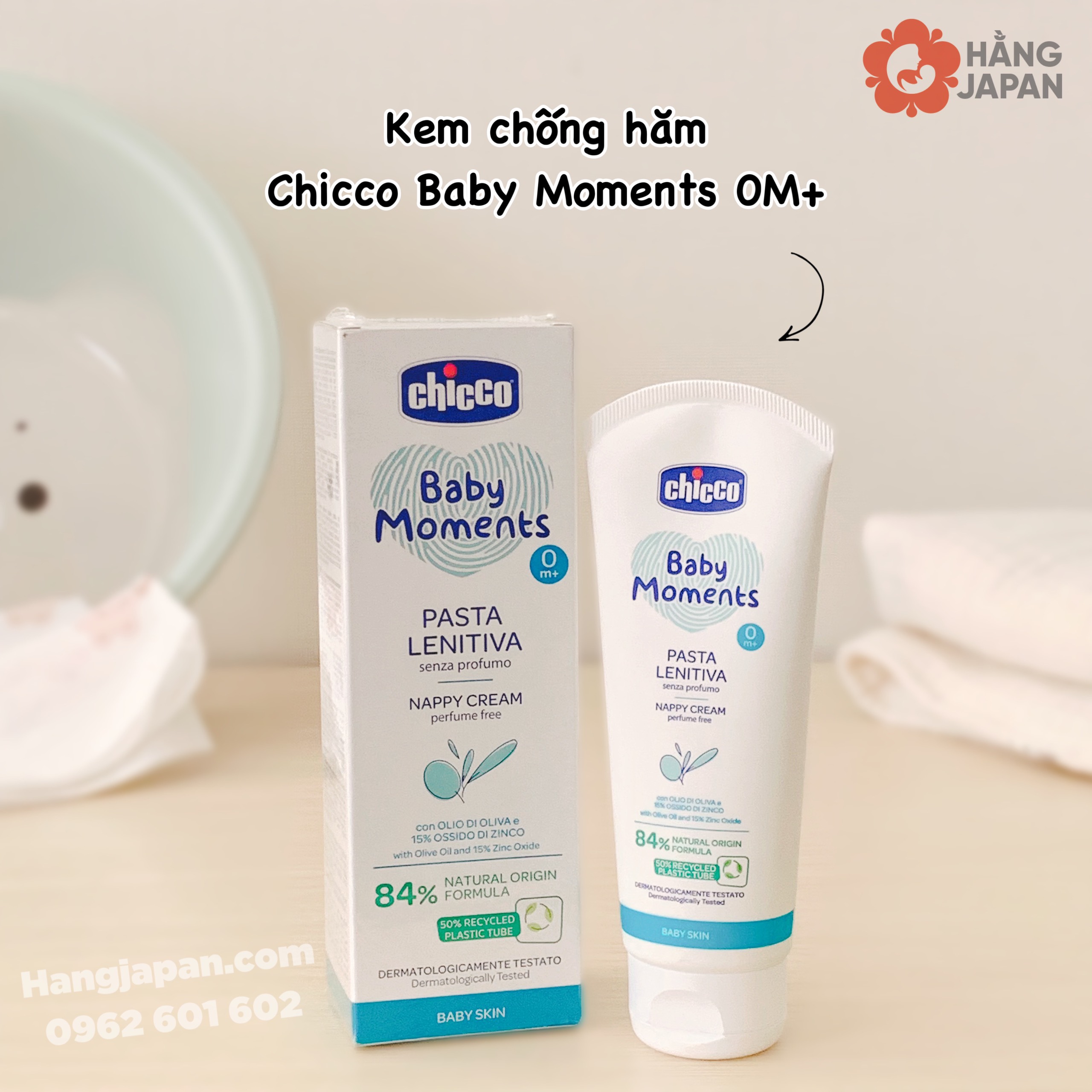 Kem trị hăm 3 tác động chicco 100ml mẫu mới - hàng ý