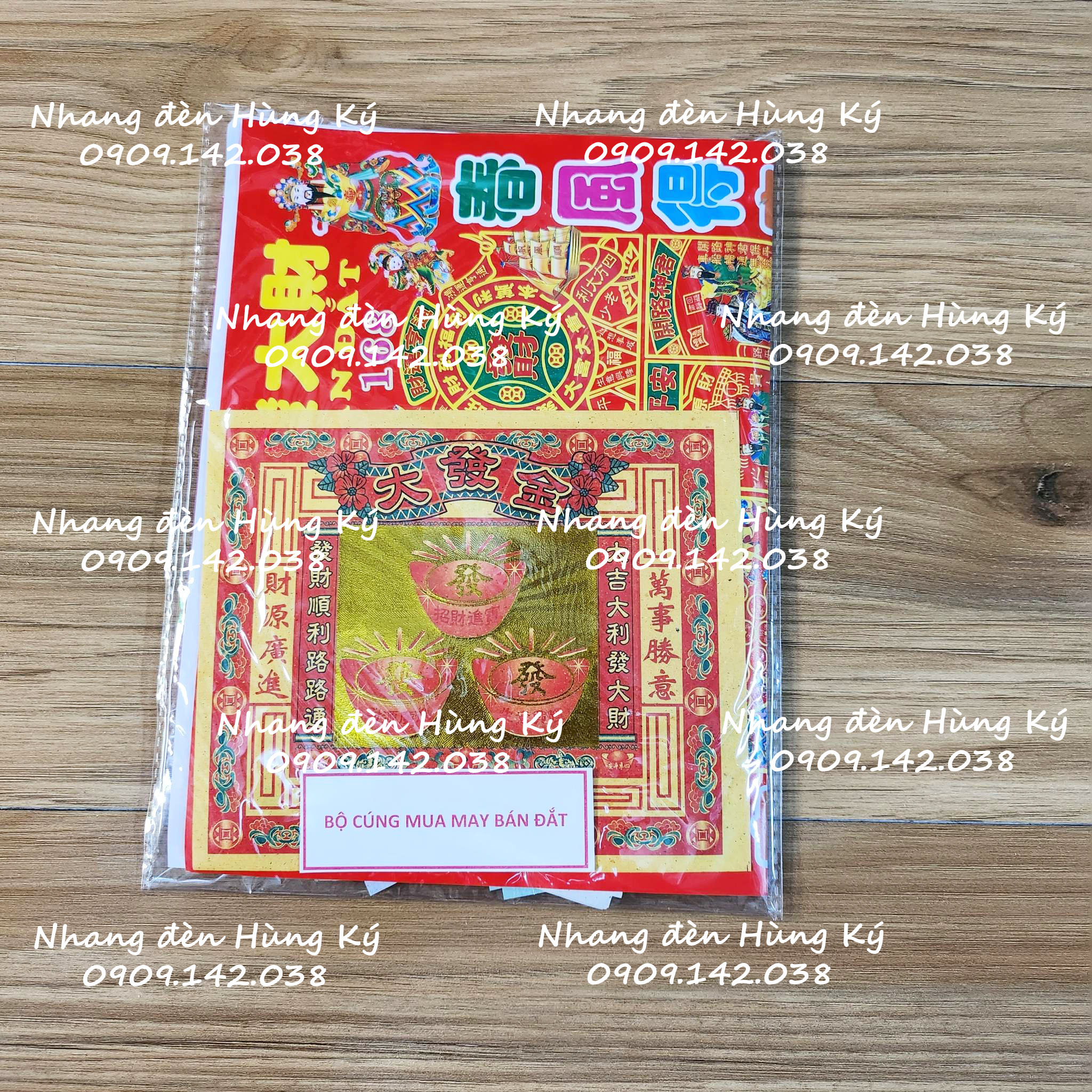 Bộ giấy cúng xin vía buôn may bán đắt