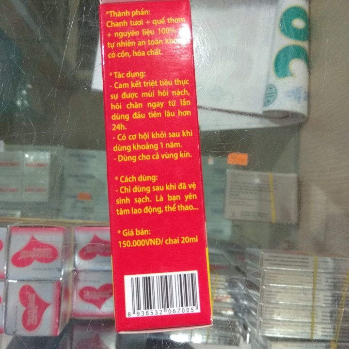 TQK-ĐẶC BIỆT TRI HÔI NÁCH HÔI CHÂN