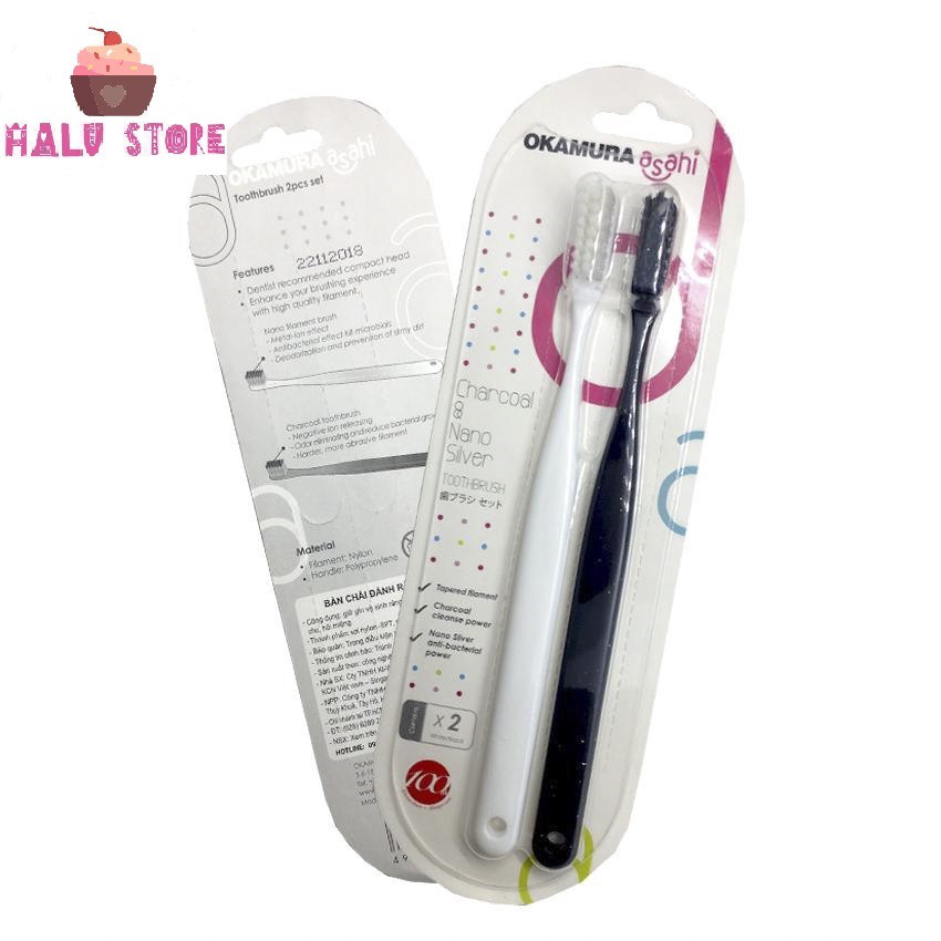 [HCM]Bàn chải đánh răng đôi Asahi - Nhật Bản