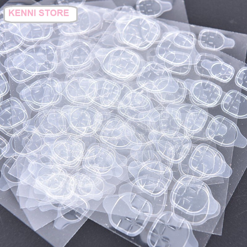 Combo 3 tấm 24 Miếng Keo Dán Móng Bằng Silicone
