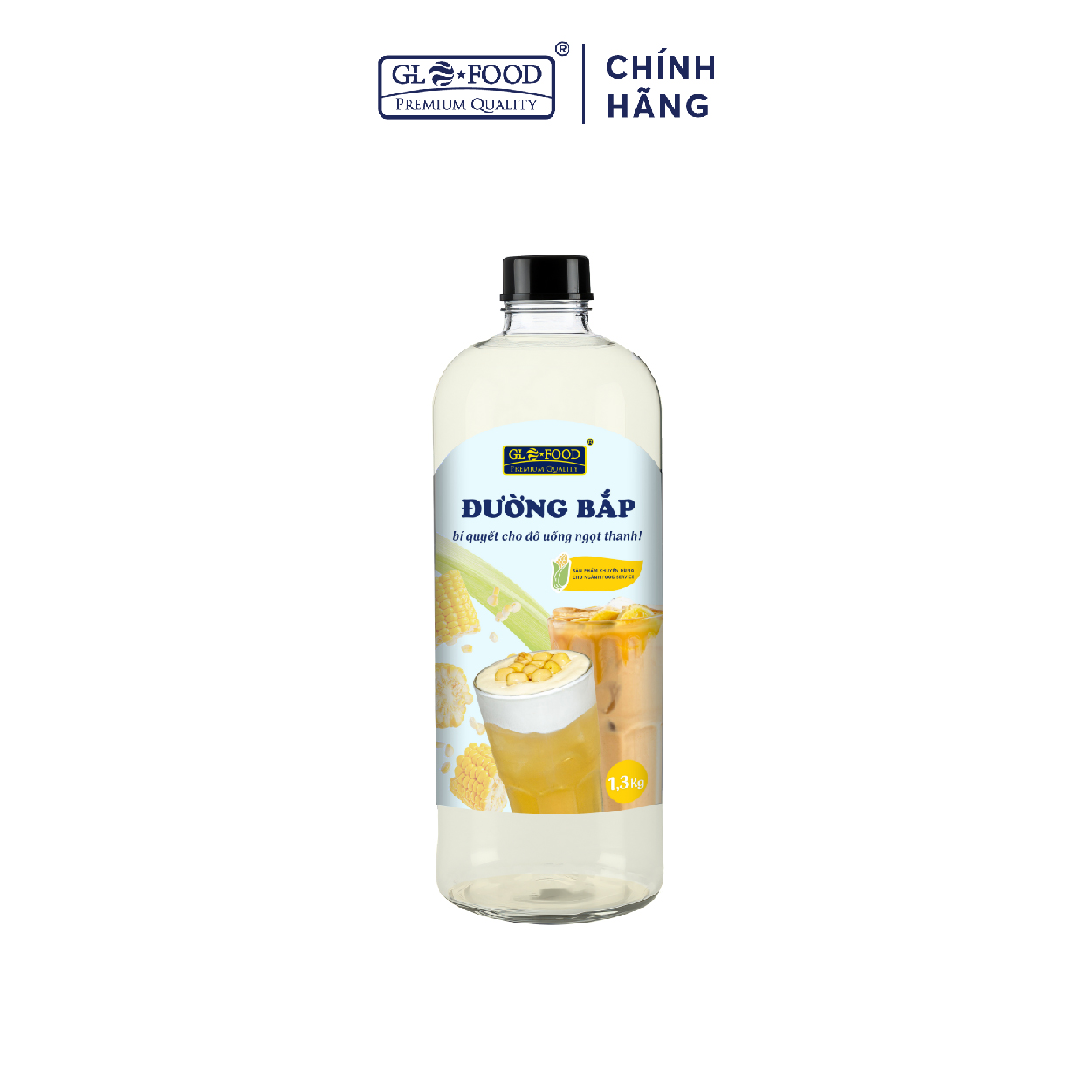 (chai 1.3kg) Nước đường bắp GLOFOOD