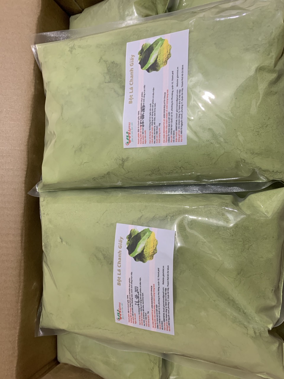 Bột Lá Chanh Giấy(Lemon Leaf Powder) Việt Hiệp