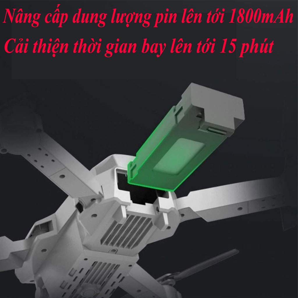 【Vận chuyển từ Hồ Chí Minh】Máy Bay Điều Khiển Từ Xa Flycam E88 Camera Quadcopter UAV Với Bản Nâng Cấp