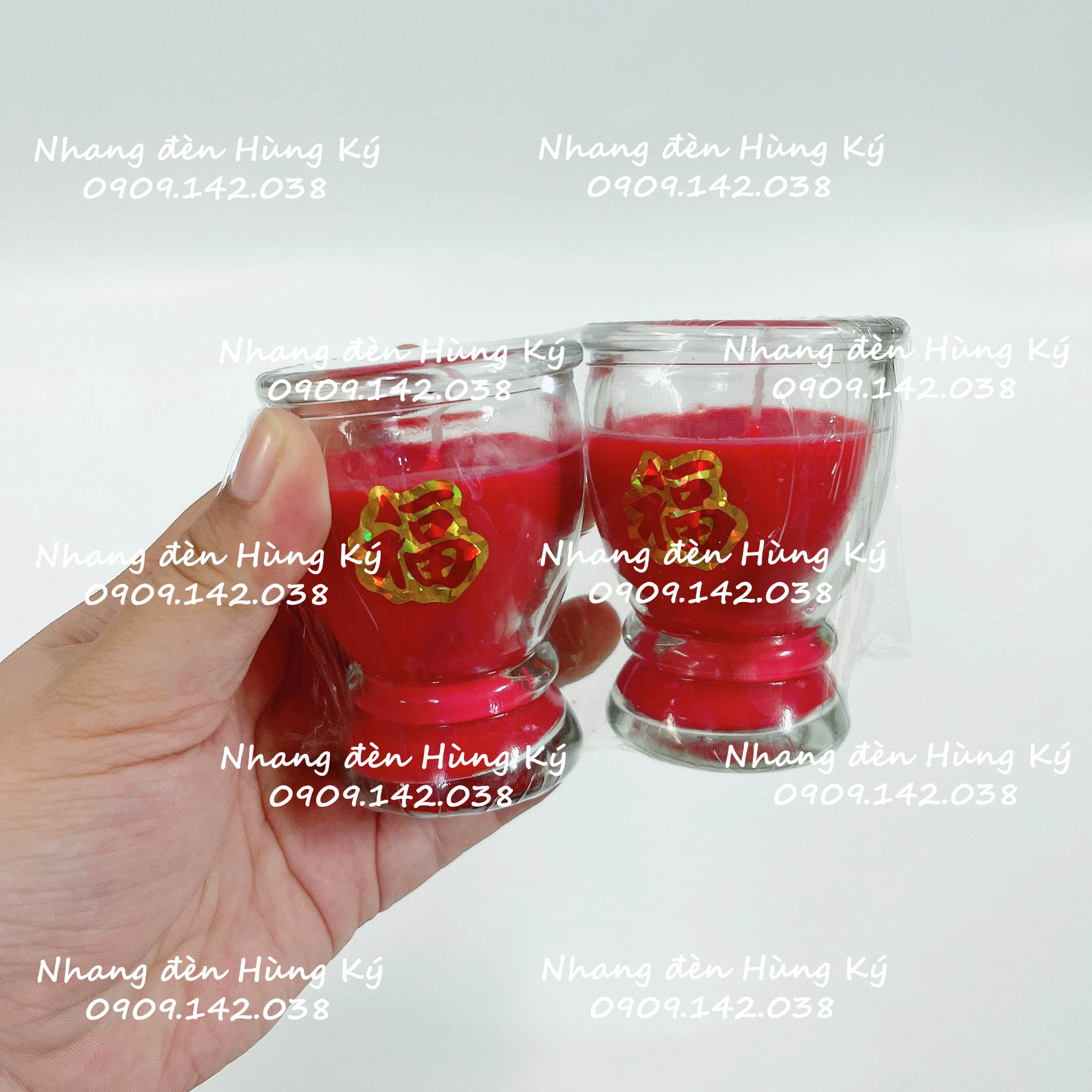 {1 cặp} Đèn ly sáp bơ A19 không khói