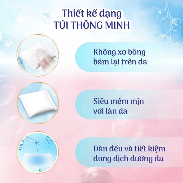 Hộp Bông trang điểm (bông tẩy trang) Silcot 82 miếng/hộp