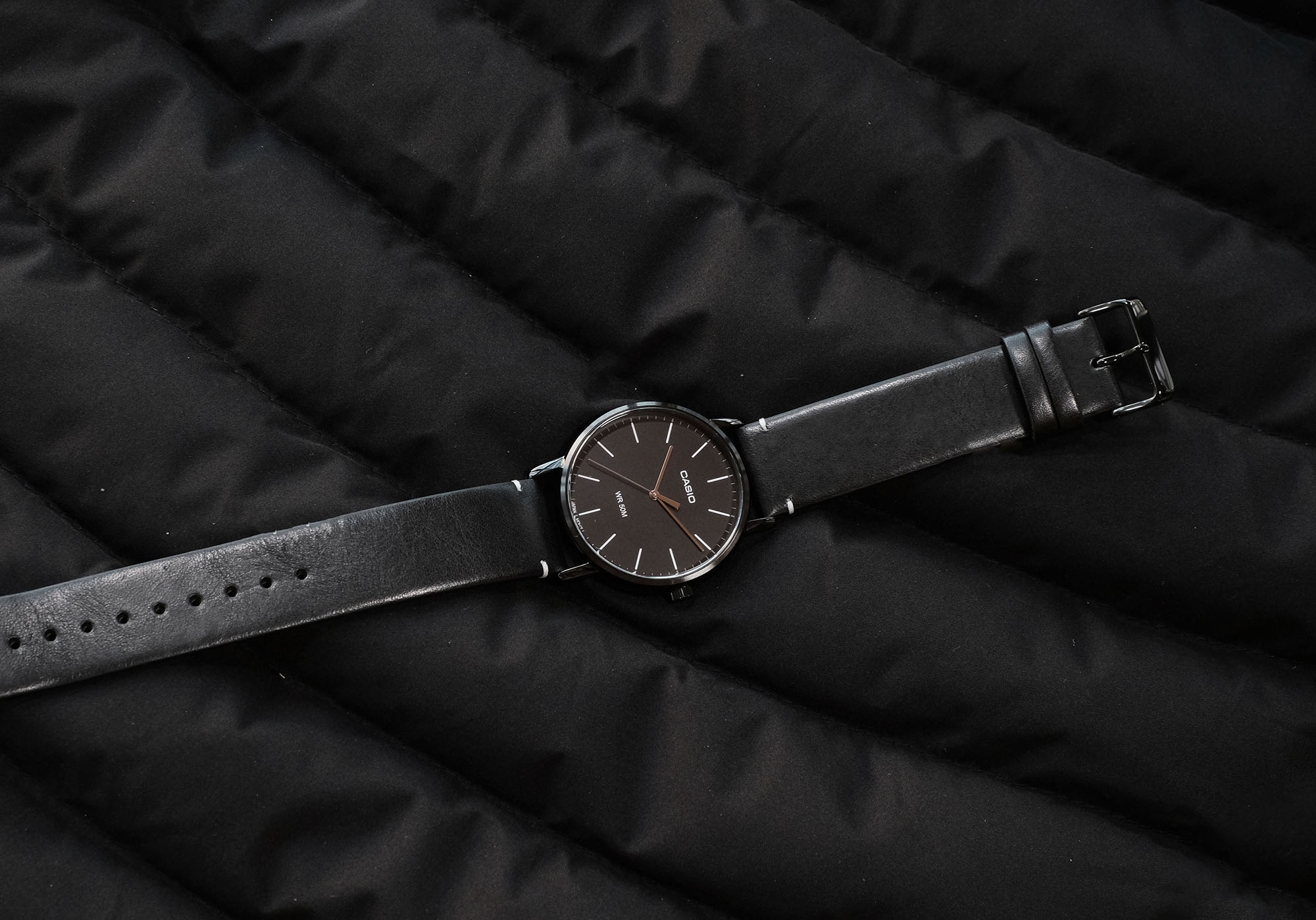 Đồng hồ nam dây da Casio Anh Khuê MTP-E171BL-1EVDF