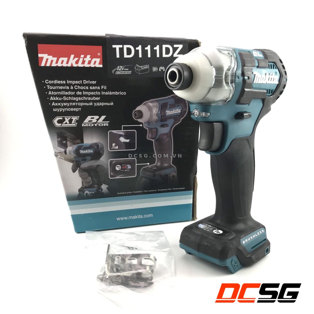 Máy vặn vít dùng Pin 12Vmax Makita TD111DZ (thân máy không pin sạc) | DCSG