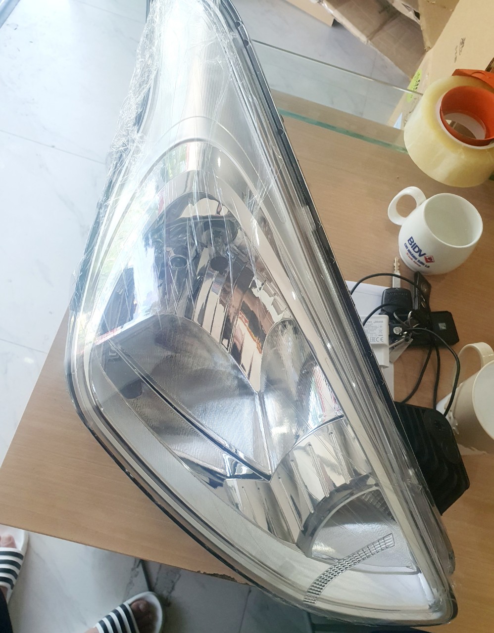 Đèn pha i10 grand xịn (Mobis) Hàng Chính Hãng