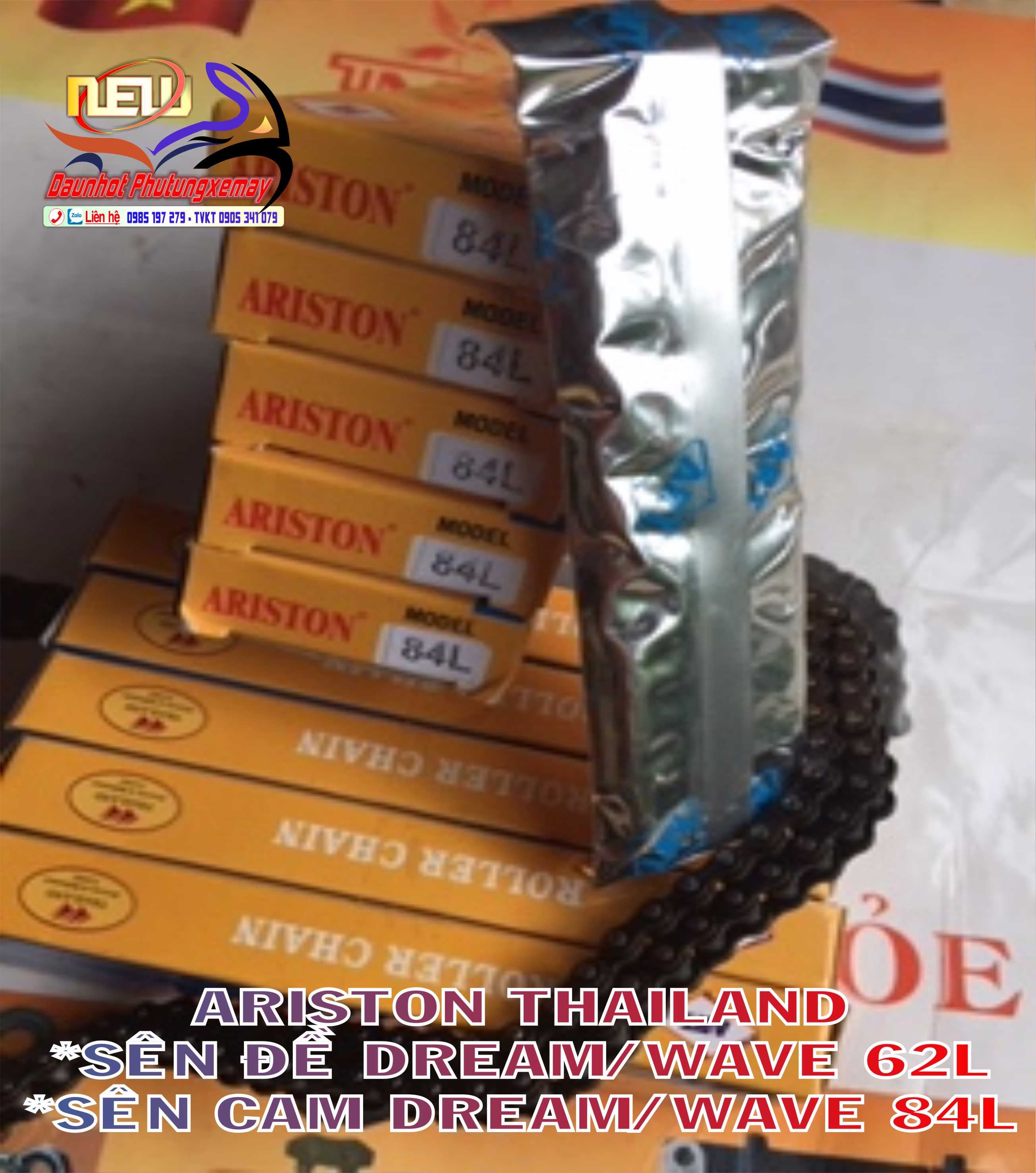 SÊN CAM, SÊN ĐỀ XE MÁY DR/WAVE ARISTON THAILAND