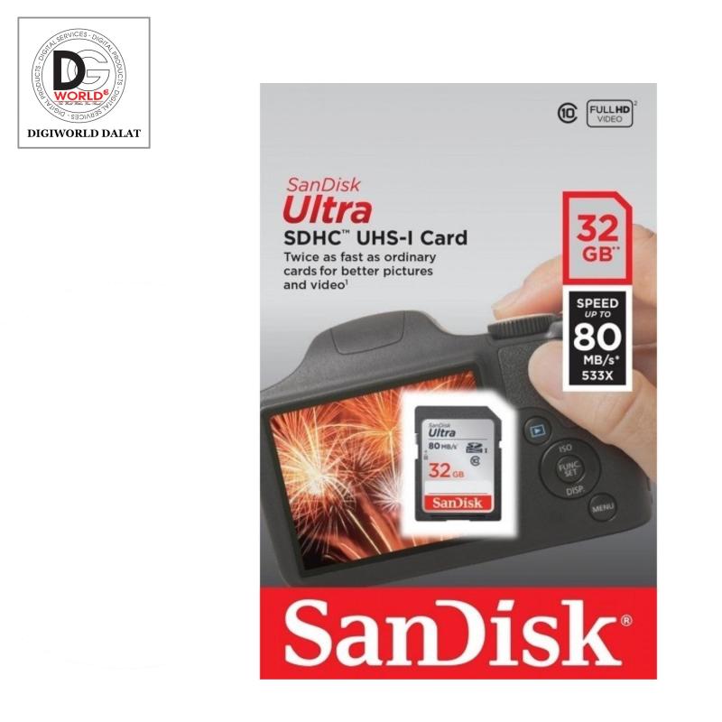 Thẻ nhớ SD SanDisk 32GB (80MB /s)