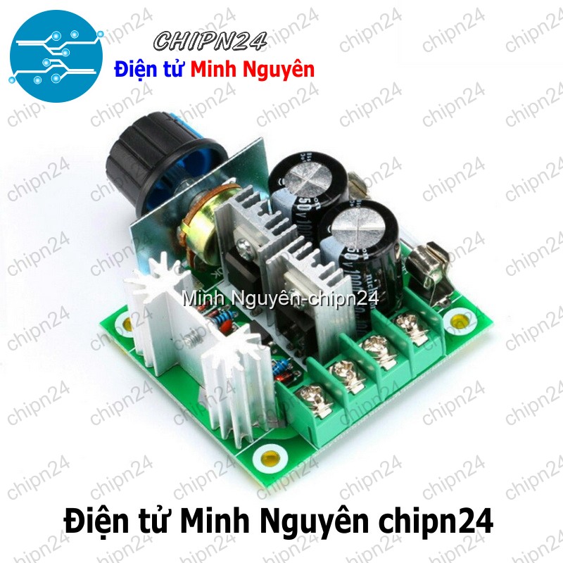 [1 cái] (Q100) Dimmer DC 10A 12V 24V 30V 36V - HH001625