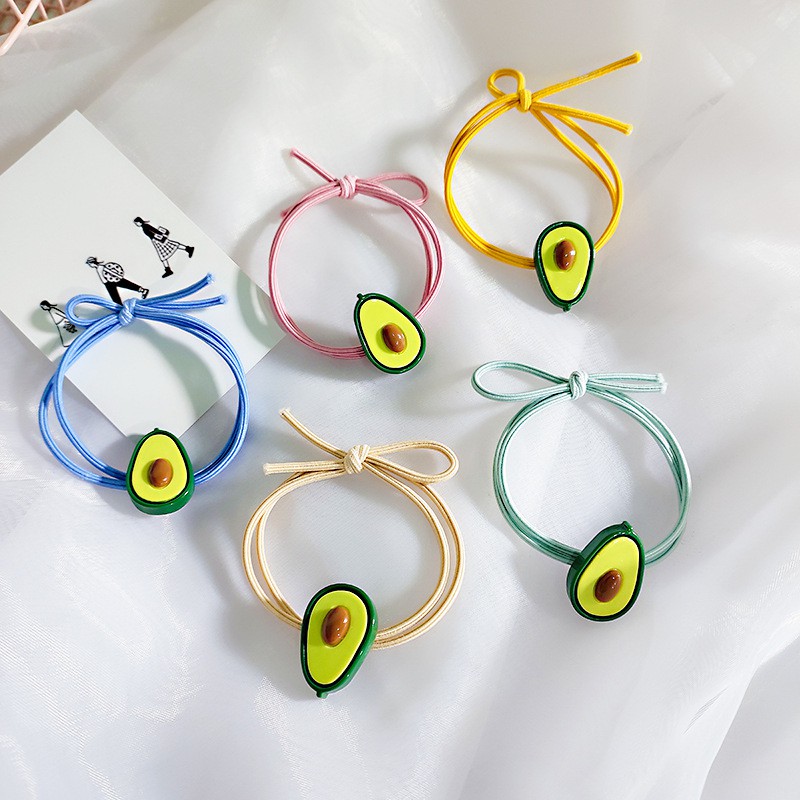 Sỉ 10 Cột tóc,kẹp tóc trái bơ dễ thương sale