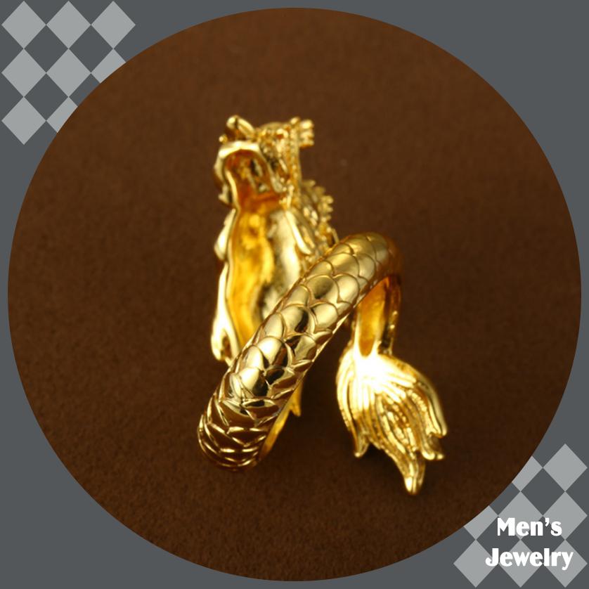 Nhẫn Nam Kim Long Mạ Vàng 24k MLMV