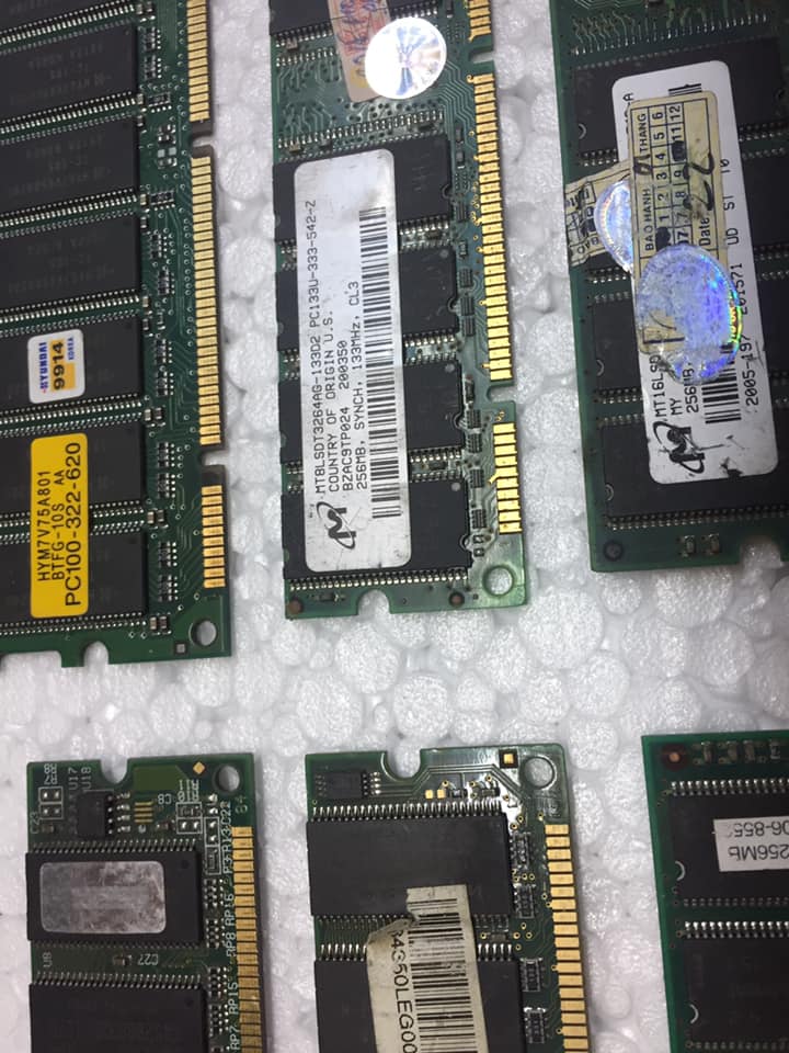 Ram SDRam Máy tính PC 256Mb Bus 100 Bus 133