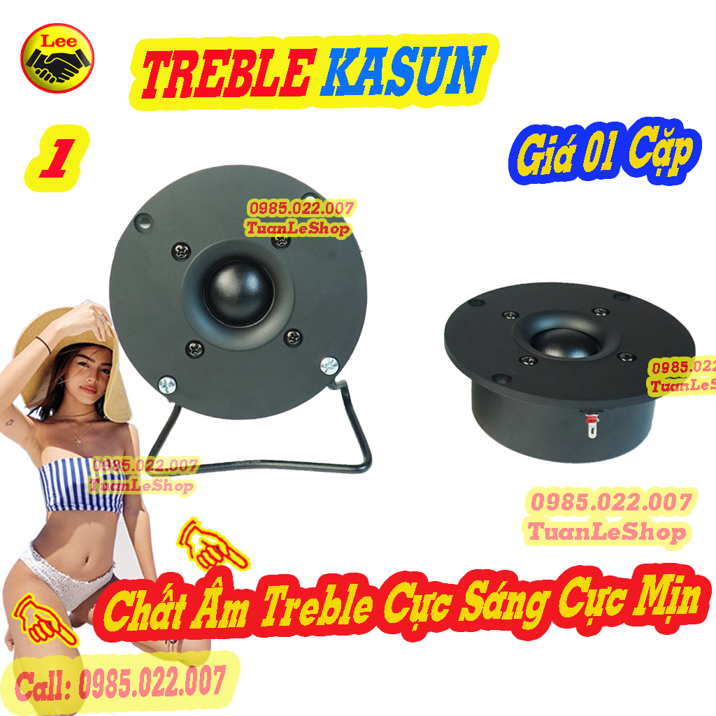 Loa treble dom ,loa treble công nghệ cao ka sun 10cm cao cấp- giá 01 cặp loa kèm chân tặng tụ