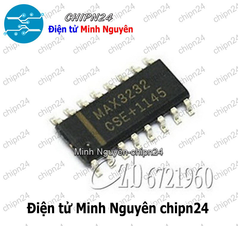 [3 con] (ST) IC Dán MAX3232 SOP-16 Hàng Tốt (SMD) (MAX3232CSE MAX3232ESE 3232) - HH000403