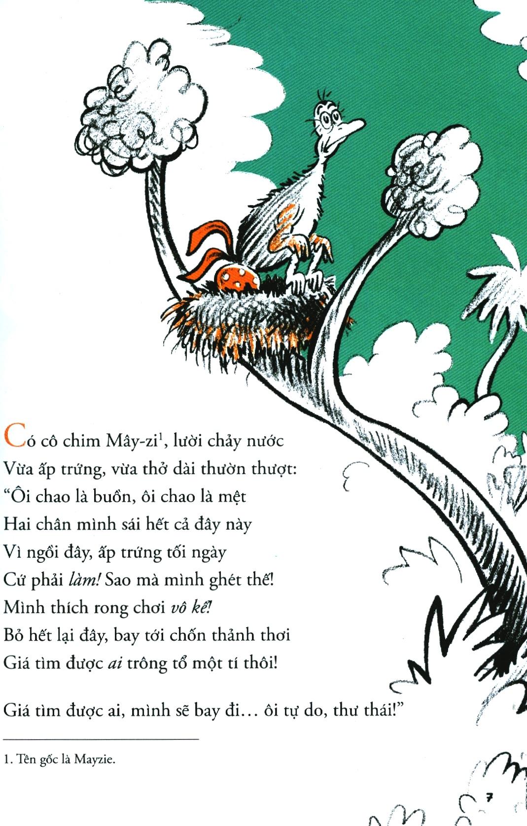 Sách - Dr. Seuss - Voi Ho -tơn ấp trứng