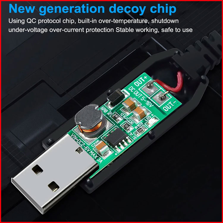 Dây chuyển đổi nguồn USB 5V sang 8.4V DC