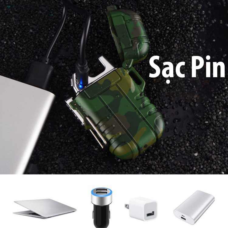 [HCM]Bật Lửa Sạc Pin Chống Nước bật lửa điện plasma