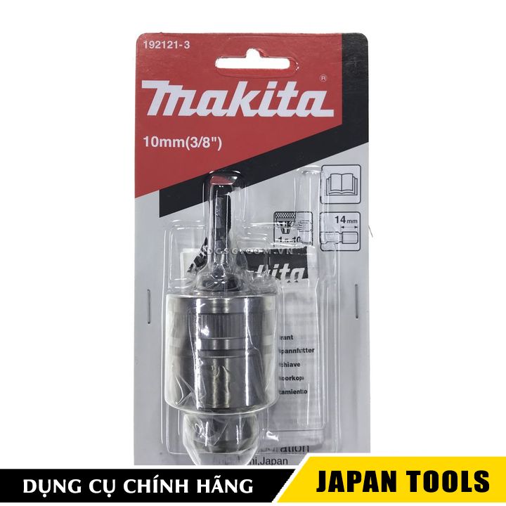 Bộ đầu khoan tự động 10mm dùng cho máy bắt vít Makita 192121-3 | Japan Tools