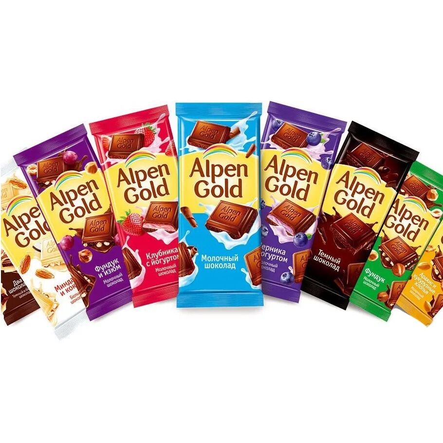 [SOCOLA NỘI ĐỊA SỐ 1 NGA] Socola Nga ALPEN GOLD dòng classic 12 vị