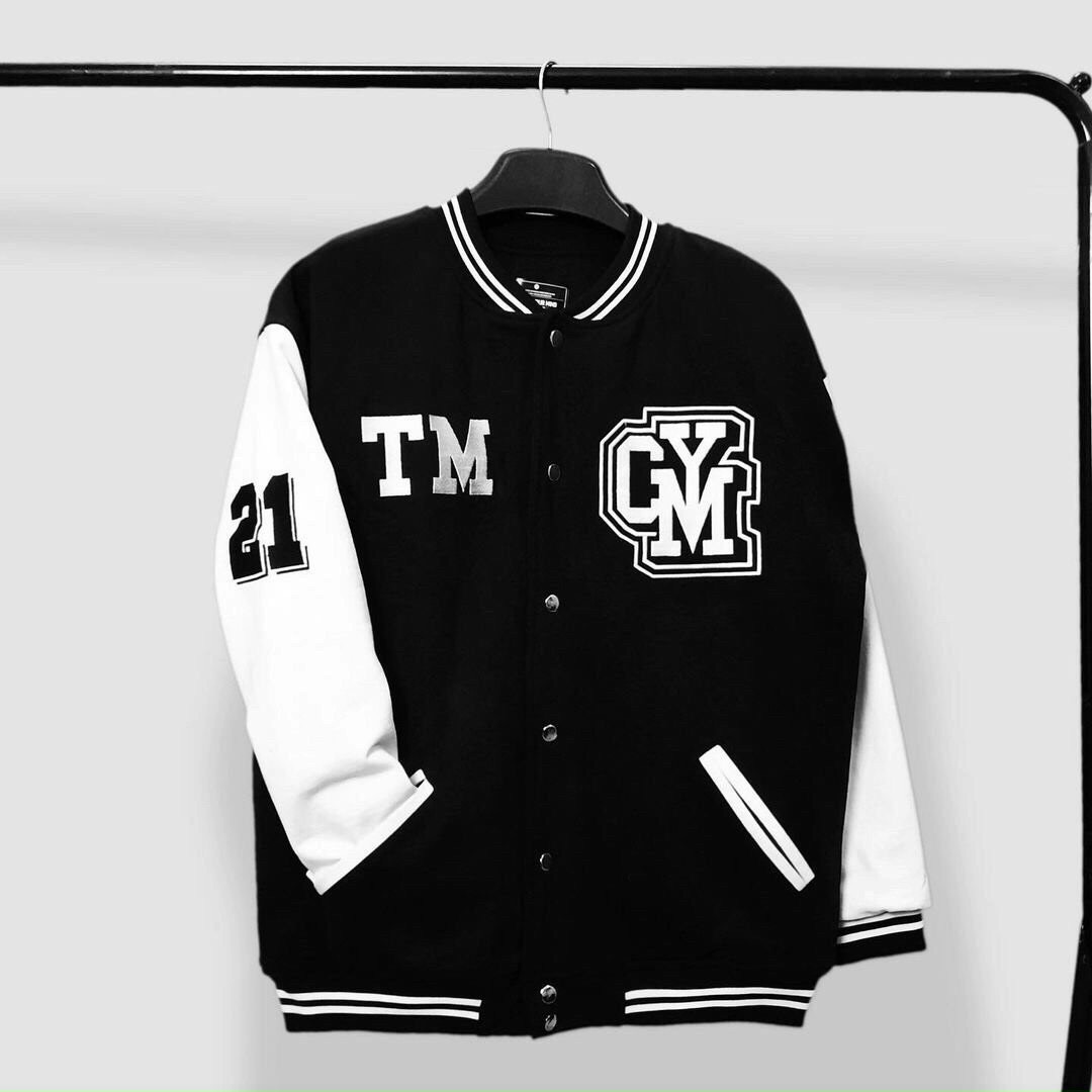 Áo khoác bomber nam nữ in chữ gym đẹp mắt ,chất dù 2 lớp td shop