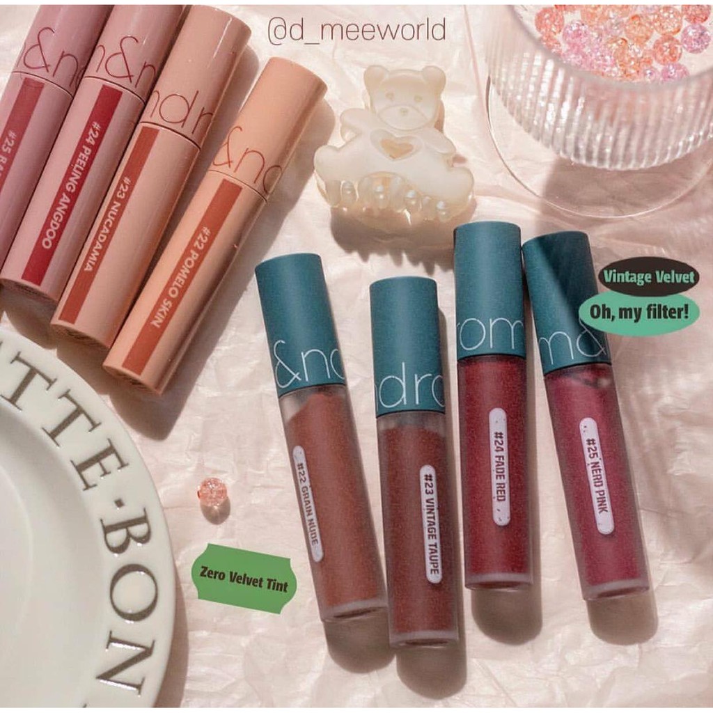 ROMAND BARE JUICY LASTING - VINTAGE FILTER ZERO VELVET TINT