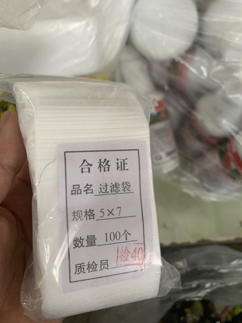 100 Túi Lọc Trà Đựng Phân Tan Chậm